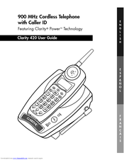 Clarity 420 User Manual