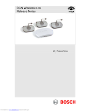 Bosch DCN Wireless 2.32 Release Notes