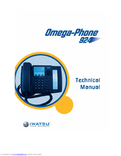 Iwatsu Omega-Phone 924 Technical Manual