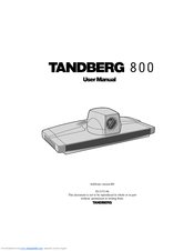 Tandberg 800 User Manual
