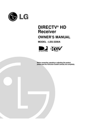 LG LSS-3200A Owner's Manual