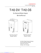 A.O. Smith T-H2-DV Service Manual
