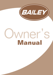 Bailey Caravan Owner's Manual