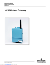 Emerson Smart Wireless Gateway 1420 Reference Manual