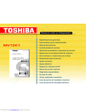 Toshiba MV13K1 Service Manual