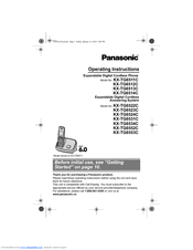 Panasonic KX-TG6534C Operating Instructions Manual