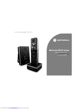 Motorola D810 series User Manual