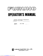 Furuno AA-45B Operator's Manual