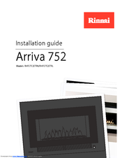 Rinnai Arriva 752 Installation Manual