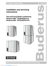 Buderus 800-24 Installation And Servicing Instructions