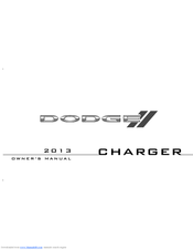Dodge Dodge Charger 2013 Owner's Manual