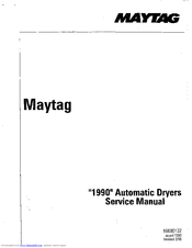 Maytag D8500 Service Manual