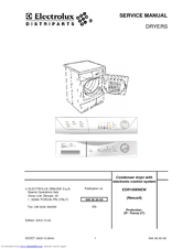 Electrolux EDR1000NEW Service Manual