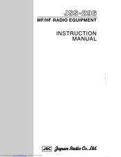 JRC JSS-296 - Instruction Manual