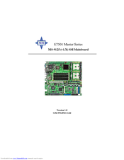 MSI E7501 Master Series User Manual