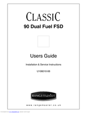 Rangemaster Classic 90 Dual Fuel FSD User Manual