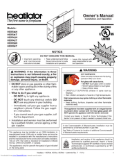 Heatilator HEIR36H Owner's Manual