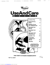 Whirlpool 3401087 Use And Care Manual