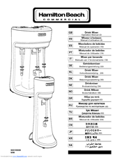 Hamilton Beach HMD400 - Commercial Drink Mixer Operation Manual