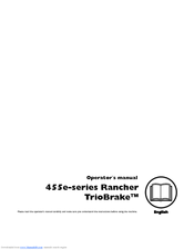 Husqvarna 455e-series Rancher TrioBrake Operator's Manual