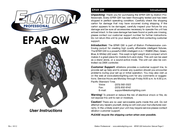 Elation Epar QW User Instructions