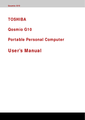 Toshiba Qosmio G10 Series User Manual