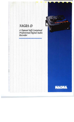 Nagra Nagra-D User Manual