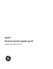 GE Merlin Installation And Maintenance Manual