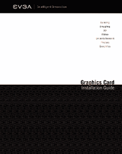 Evga Graphics card Installation Manual