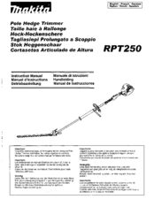 Makita RPT250 Instruction Manual