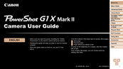 Canon PowerShot G1 X Mark II User Manual