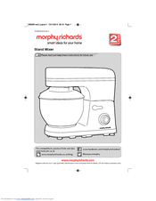 Morphy Richards 400004 Instruction Book