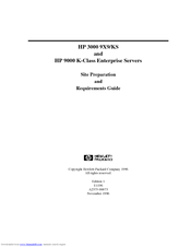 HP 3000/9x9KS Series Site Preparation And Requirements Manual