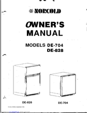 Norcold NON-TEK II DE 828 Owner's Manual