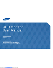 Samsung U32D970 User Manual