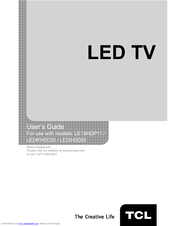 TCL LE19HDP11 User Manual