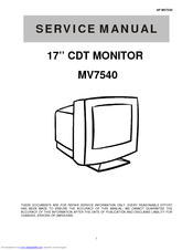 Compaq MV7540 Service Manual