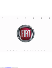 Fiat 600 Owner's Manual