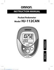 Omron HJ0112CAN Instruction Manual