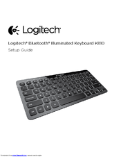 Logitech K810 Setup Manual