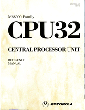 Motorola CPU32 Reference Manual