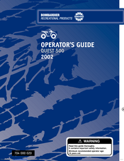 Bombardier Quest 500 2002 Operator's Manual