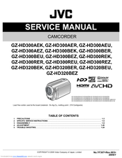 JVC GZ-HD300BEZ Service Manual