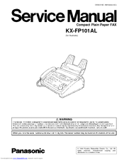 Panasonic KX-FP101AL Service Manual
