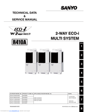 Sanyo SPW-C1155DXHN8 Technical Data & Service Manual