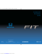 Honda Fit LX 2015 Technology Reference Manual