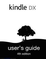Amazon KINDLE DX User Manual