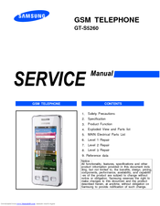 Samsung GT-S5260 Service Manual