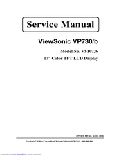 ViewSonic VS10726 Service Manual