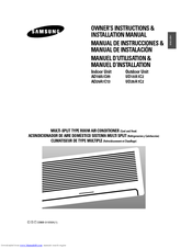 Samsung AD26A1C13 Owner's Instructions & Installation Manual